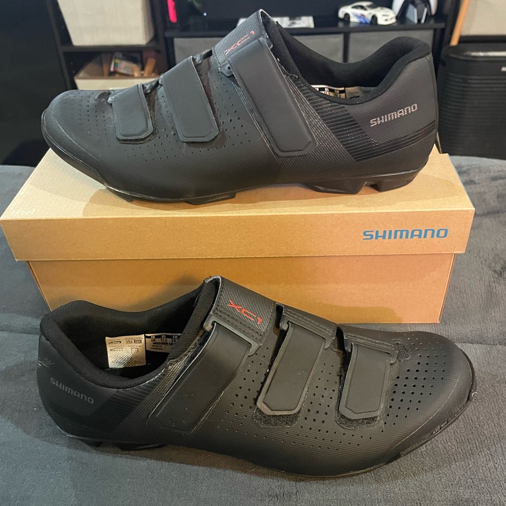Shimano XC1 mountain bike shoes (2 bolt) | size 46 | preowned